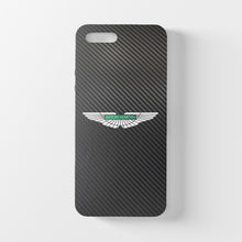 Load image into Gallery viewer, Aston Martin Alfa Romeo Jaguar Holden Carbon Fiber iPhone Case FREE Shipping Worldwide!!