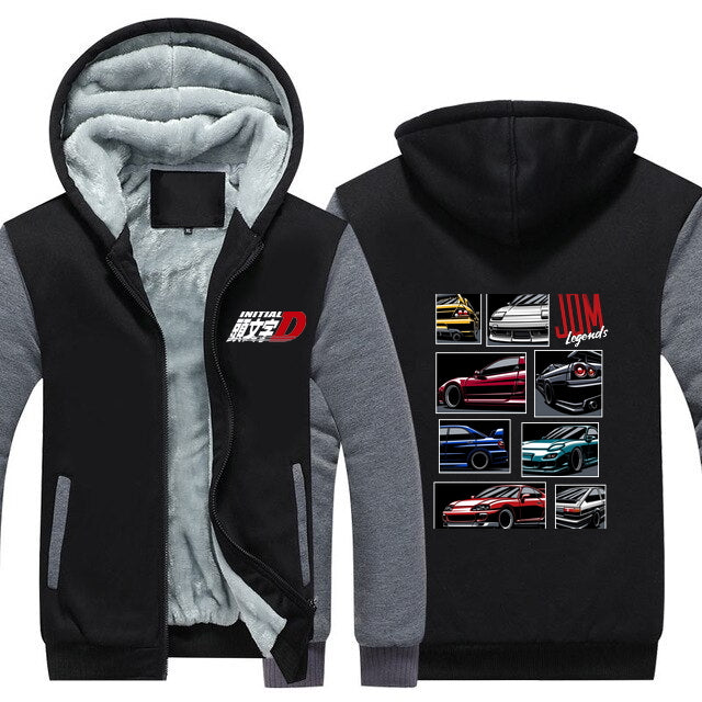 JDM Hoodie Sweatshirt Jacket Long Sleeve Jumper Clothing Apparel Hat