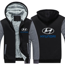 Load image into Gallery viewer, Hyundai Zipper Hoodie Sweatshirt Jacket Long Sleeve Jumper Premium Quality T-shirt Hat Clothing Apparel Ioniq 5 6 Tucson Kona Genesis Coupe Veloster Santa Fe Santa Cruz Sonata i10 i20 i30 Elantra Atos FREE Shipping Worldwide