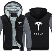 Load image into Gallery viewer, Tesla Hoodie Sweatshirt Jacket Long Sleeve Jumper Premium Quality T-shirt Hat Clothing Apparel Model 3 S Y X Cybertruck Roadster FREE Shipping Worldwide