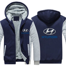 Load image into Gallery viewer, Hyundai Zipper Hoodie Sweatshirt Jacket Long Sleeve Jumper Premium Quality T-shirt Hat Clothing Apparel Ioniq 5 6 Tucson Kona Genesis Coupe Veloster Santa Fe Santa Cruz Sonata i10 i20 i30 Elantra Atos FREE Shipping Worldwide