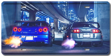 Load image into Gallery viewer, GT-R R34 &amp; Supra Decorative License Plate FREE Shipping Worldwide!!