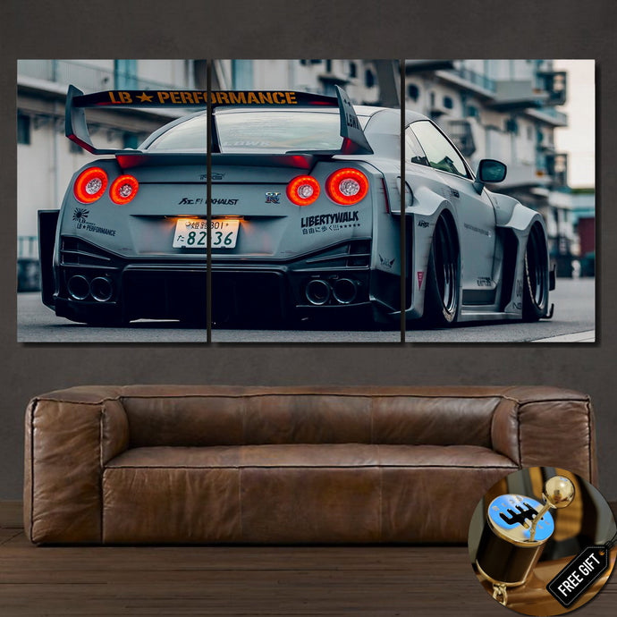 Nissan GT-R R35 Liberty Walk Canvas FREE Shipping Worldwide!! - Sports Car Enthusiasts