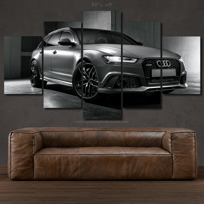 Audi RS6 Canvas 3/5pcs FREE Shipping Worldwide!! - Sports Car Enthusiasts