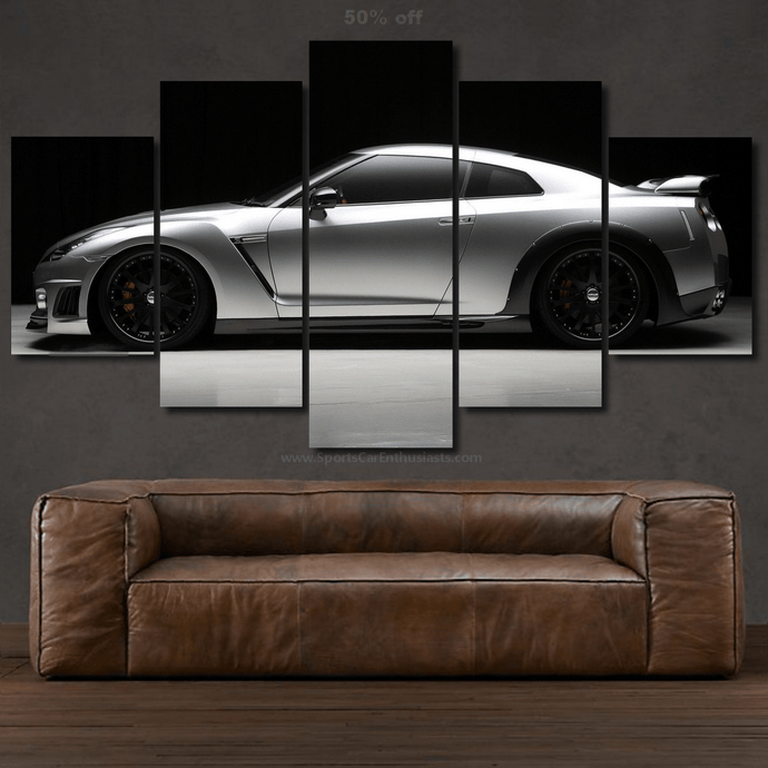 GT-R R35 Canvas 3/5pcs FREE Shipping Worldwide!! - Sports Car Enthusiasts