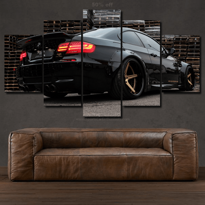 BWM E92 M3 Canvas 3/5pcs FREE Shipping Worldwide!! - Sports Car Enthusiasts