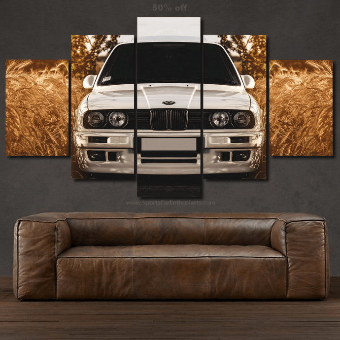 BMW E30 Canvas 3/5pcs FREE Shipping Worldwide!! - Sports Car Enthusiasts