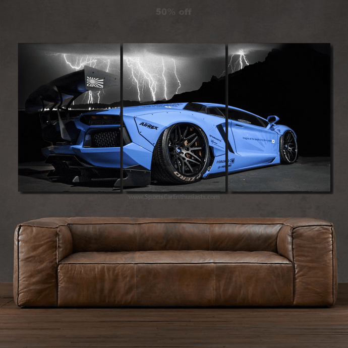 Lamborghini Aventador Canvas FREE Shipping Worldwide!! - Sports Car Enthusiasts