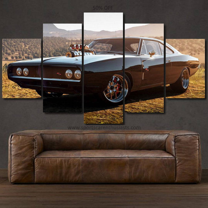 Dodge Charger Canvas FREE Shipping Worldwide!! - Sports Car Enthusiasts