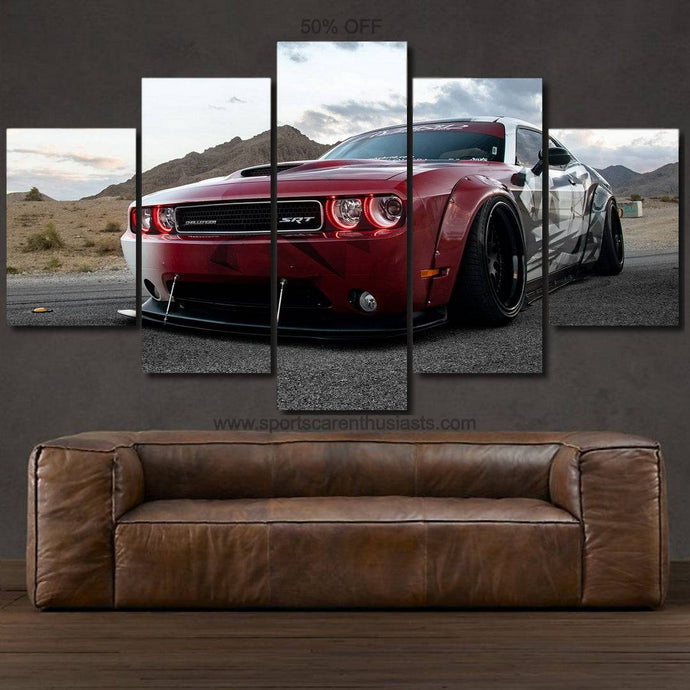 Dodge Challenger SRT Liberty Walk Canvas FREE Shipping Worldwide!! - Sports Car Enthusiasts