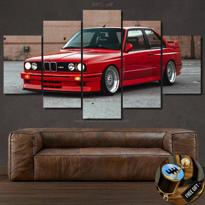 BMW E30 M3 Canvas FREE Shipping Worldwide!! - Sports Car Enthusiasts