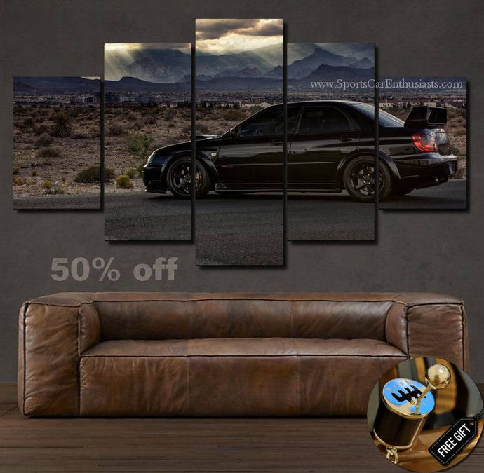 Subaru Impreza STI Canvas FREE Shipping Worldwide!! - Sports Car Enthusiasts