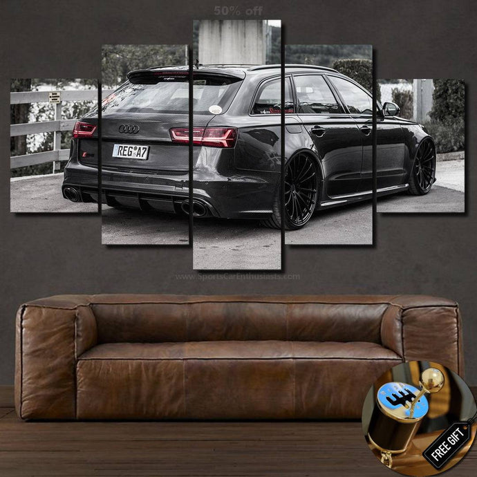 Audi RS6 MTM Canvas FREE Shipping Worldwide!! - Sports Car Enthusiasts