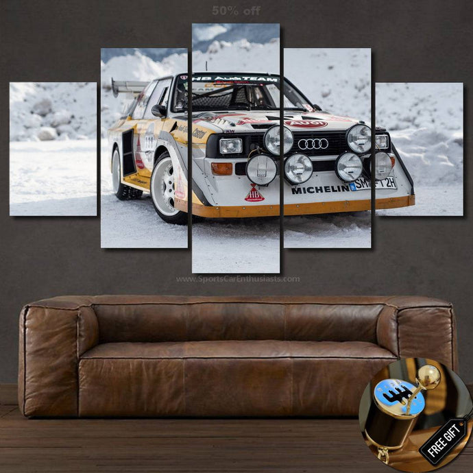 Audi S1 Quattro Canvas FREE Shipping Worldwide!! - Sports Car Enthusiasts