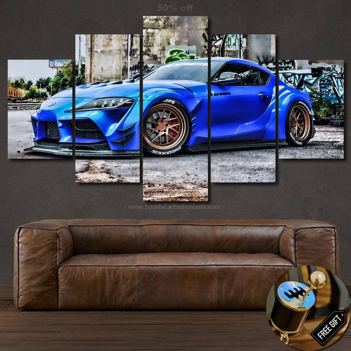 Toyota Supra Canvas FREE Shipping Worldwide!! - Sports Car Enthusiasts