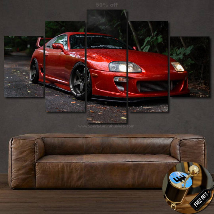 Toyota Supra Canvas FREE Shipping Worldwide!! - Sports Car Enthusiasts