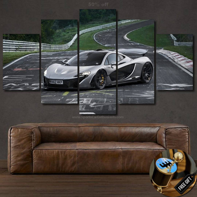 McLaren P1 Nurburgring Canvas FREE Shipping Worldwide!! - Sports Car Enthusiasts