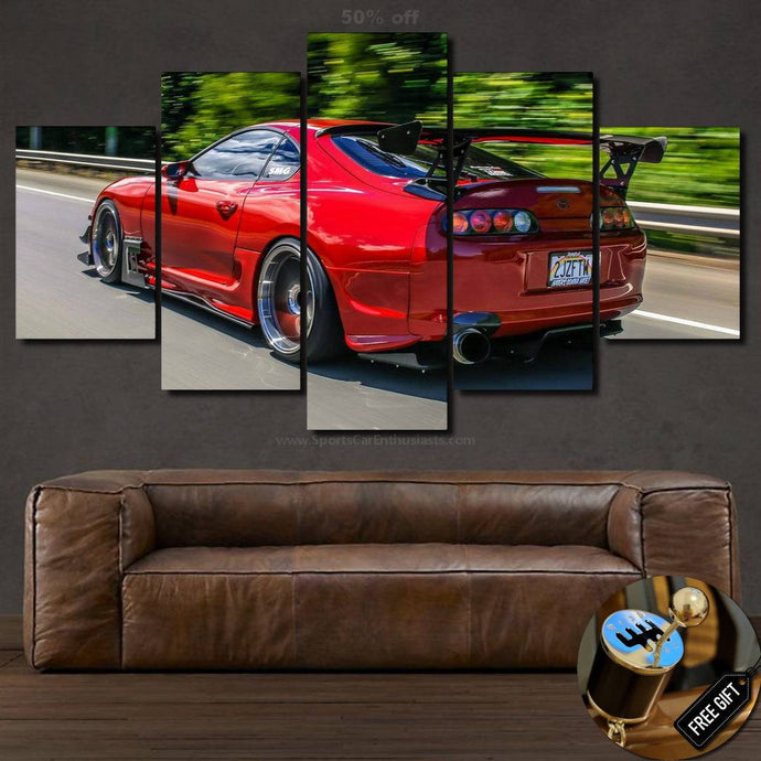 Toyota Supra Canvas FREE Shipping Worldwide!! - Sports Car Enthusiasts