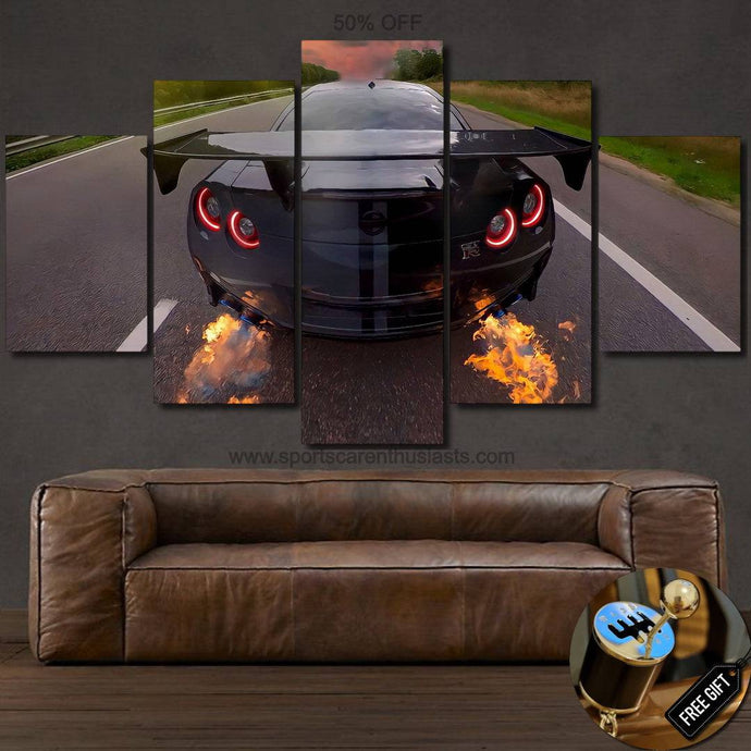 Nissan GT-R R35 Canvas FREE Shipping Worldwide!! - Sports Car Enthusiasts