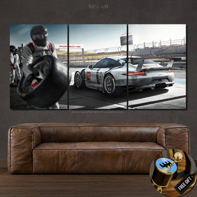 Porsche RSR Canvas FREE Shipping Worldwide!! - Sports Car Enthusiasts