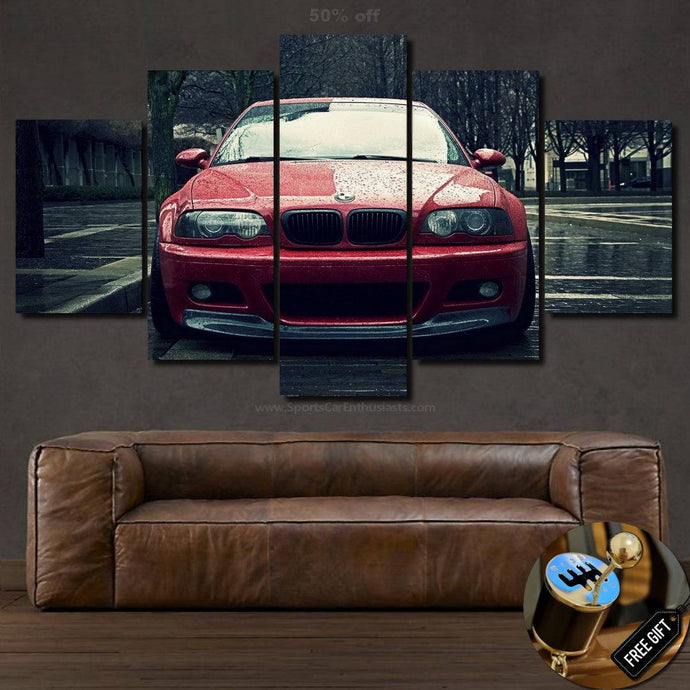 BMW E46 Canvas 3/5pcs FREE Shipping Worldwide!! - Sports Car Enthusiasts