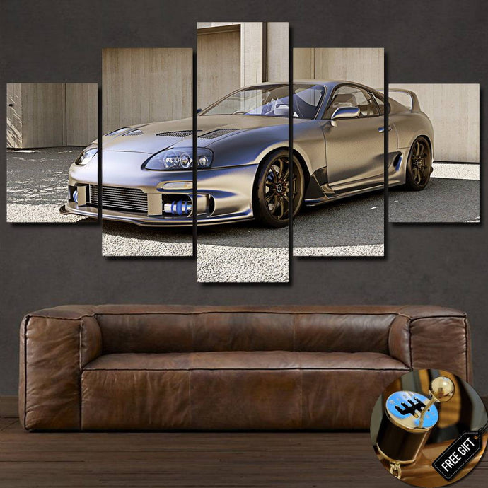 Toyota Supra Canvas 3/5pcs FREE Shipping Worldwide!! - Sports Car Enthusiasts