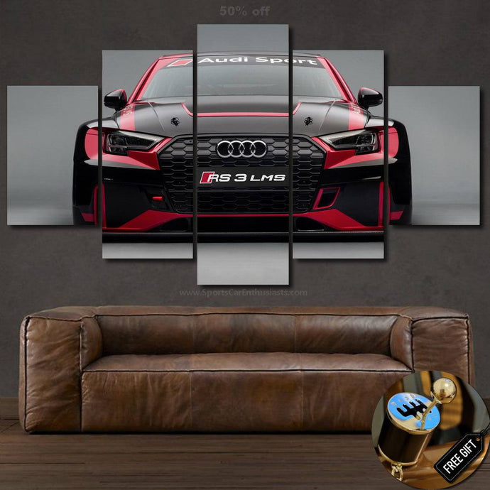 Audi RS3 Canvas 3/5pcs FREE Shipping Worldwide!! - Sports Car Enthusiasts