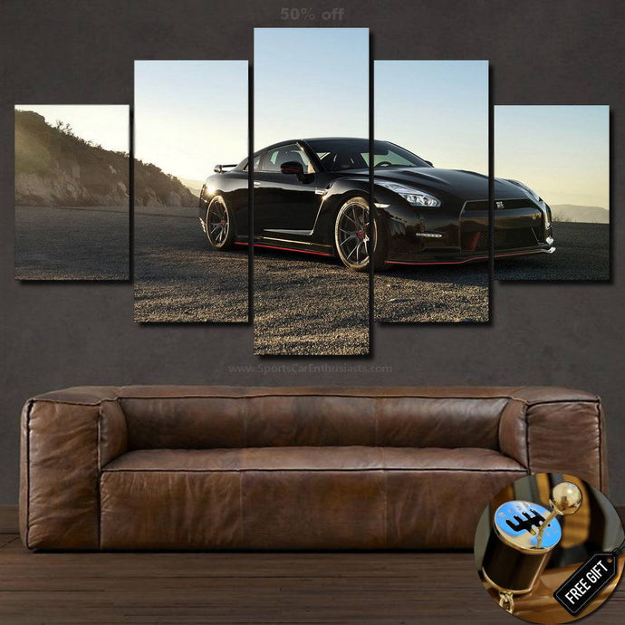 GT-R R35 Canvas 3/5pcs FREE Shipping Worldwide!! - Sports Car Enthusiasts