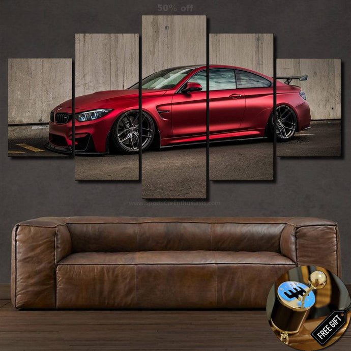 BMW M4 Canvas FREE Shipping Worldwide!! - Sports Car Enthusiasts