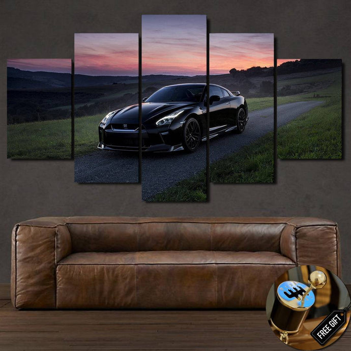 GT-R R35 Canvas 3/5pcs FREE Shipping Worldwide!! - Sports Car Enthusiasts