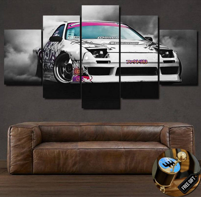 Drift Car Canvas 3/5pcs FREE Shipping Worldwide!! - Sports Car Enthusiasts