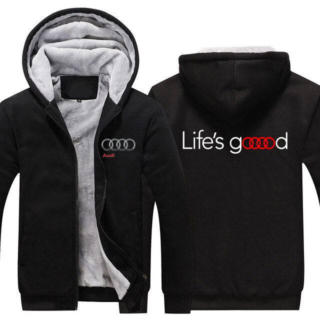 Audi Top Quality Hoodie FREE Shipping Worldwide!! - Sports Car Enthusiasts